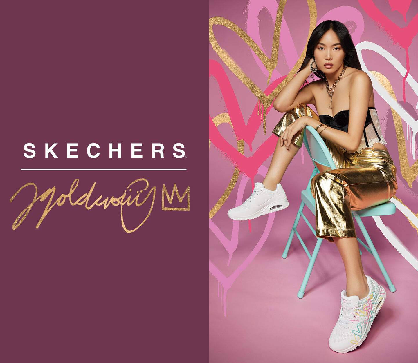 SKECHERS - Forget about coordinating outfits! Match your couple D'Lites 2  shoes with EXO and get trendy with @speishi #skecherssg #FlowRider  #StyleGoals #RockinIT #Dlites2
