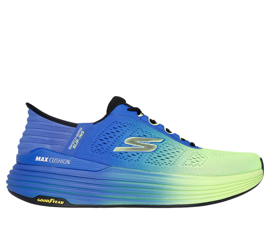 Skechers Slip-ins: Max Cushioning Suspension, BLUE / YELLOW, largeimage number 0