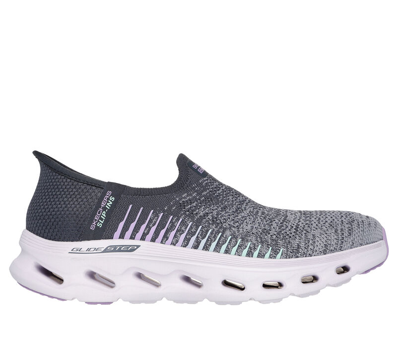 Skechers Slip-ins GO Walk Glide-Step 2.0 - Venus, CHARCOAL / LAVENDER, largeimage number 0