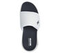 GO WALK Massage Fit Sandal, WHITE / NAVY, large image number 1