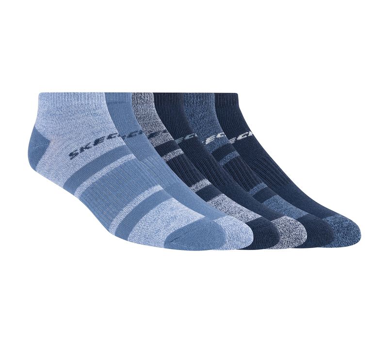 6 Pack Low Cut Supersoft SKECHERS Socks | Stripe