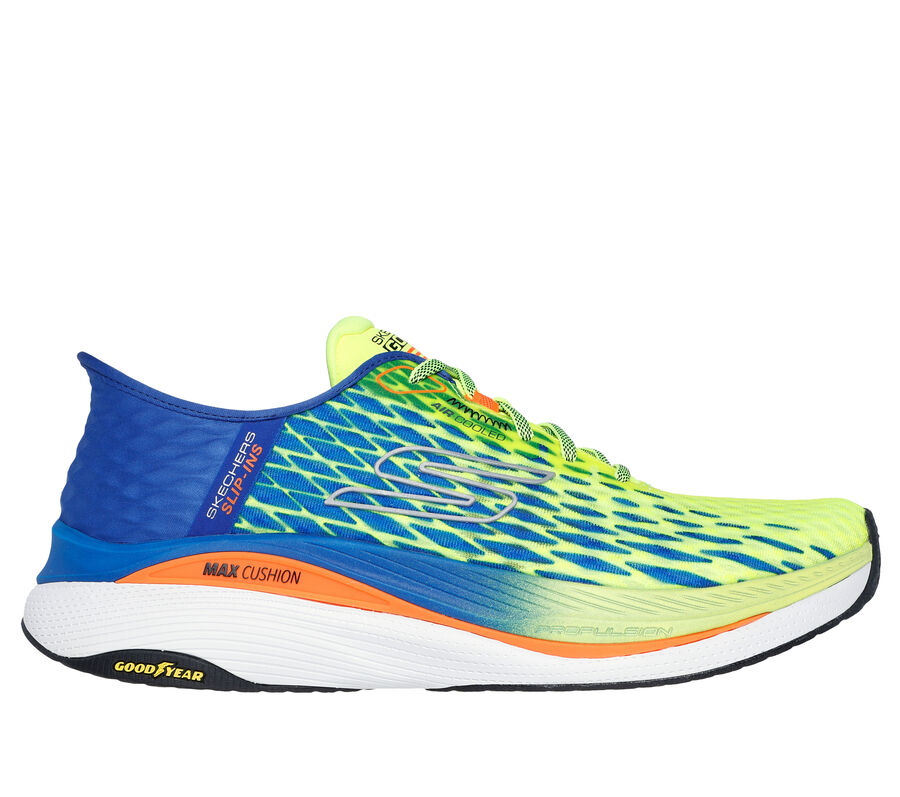 Skechers Slip-ins: Max Cushioning Propulsion - Vitality, YELLOW / BLUE, largeimage number 0