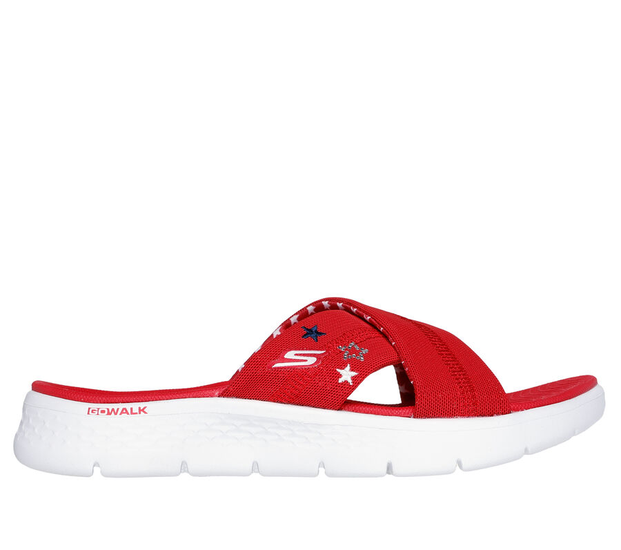 GO WALK Flex Sandal - Sparkles, RED, largeimage number 0