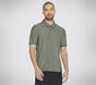 GO DRI All Day Polo, GREEN / BLACK, large image number 0
