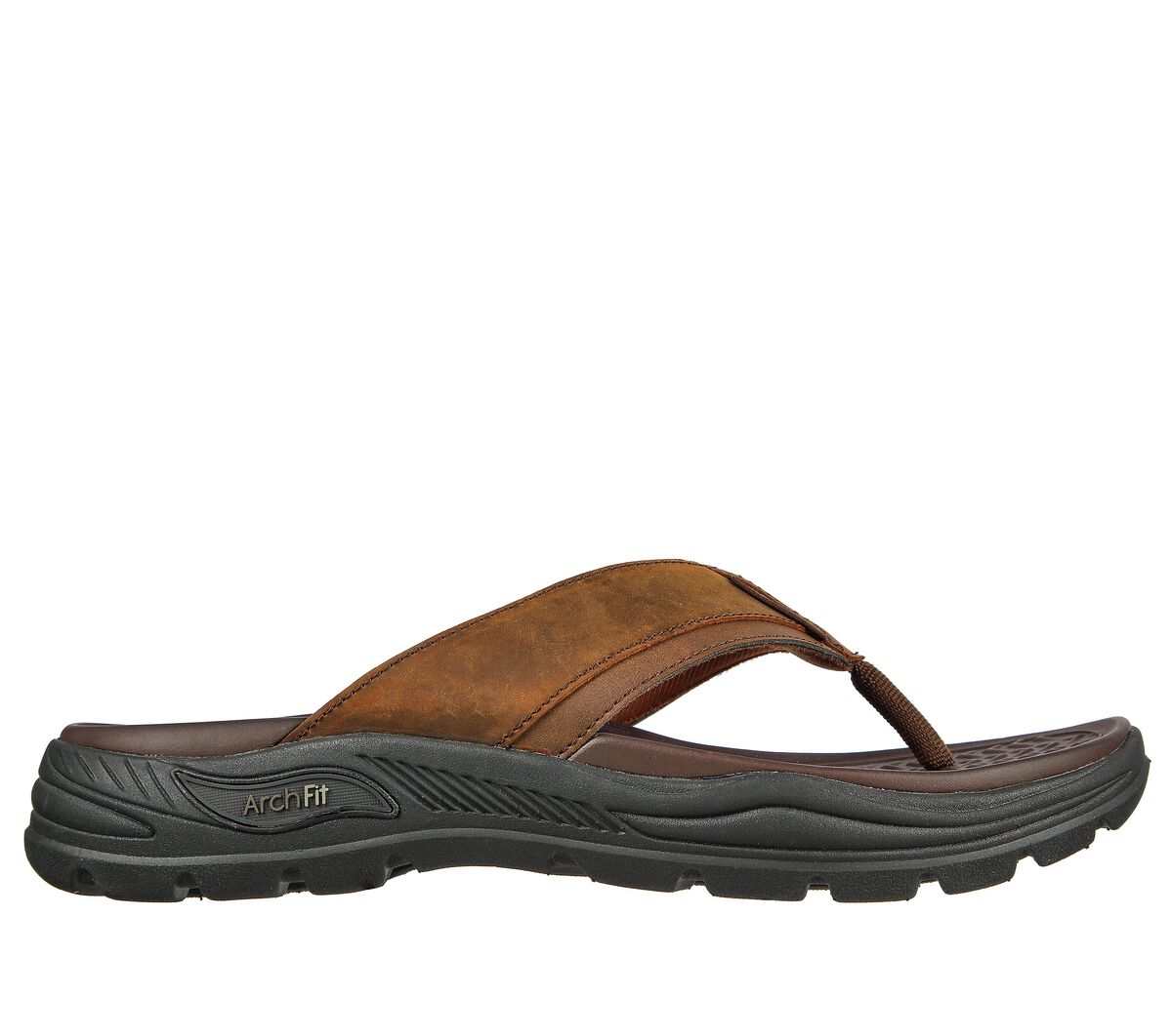 Skechers, Shoes, Skechers Relaxed Fit Memory Foam Flip Flop Sandals Size