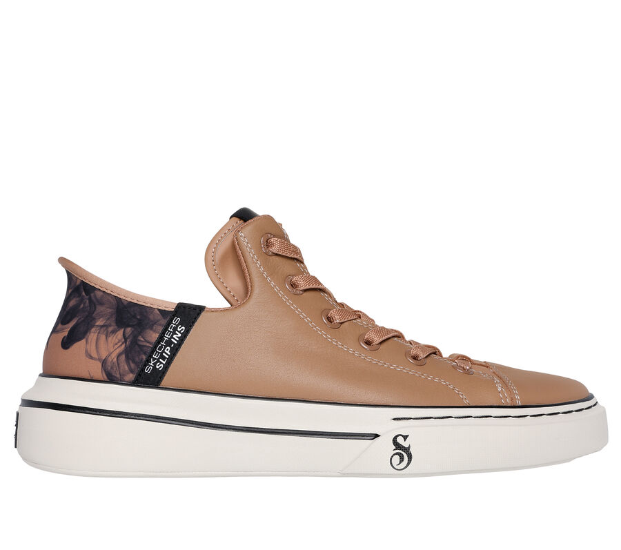 Premium Leather Skechers Slip-ins: Snoop One - OG, TAN, largeimage number 0