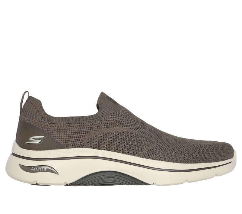 GO WALK Arch Fit 2.0 - Knitted Relief, TAUPE, largeimage number 0