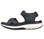 GO WALK Workout Walker Sandal, CHARCOAL / ORANGE, large image number 3