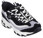 Skechers Slip-ins: D'Lites - Smooth Nostalgia, BLACK / NATURAL, large image number 4