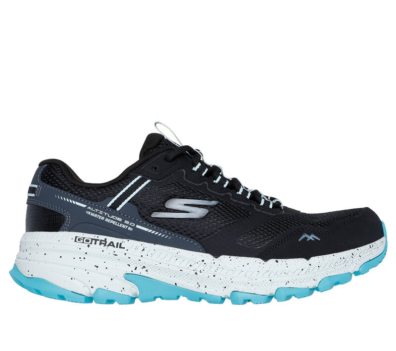 GO RUN Trail Altitude 2.0 - Ravine, BLACK / AQUA, largeimage number 0