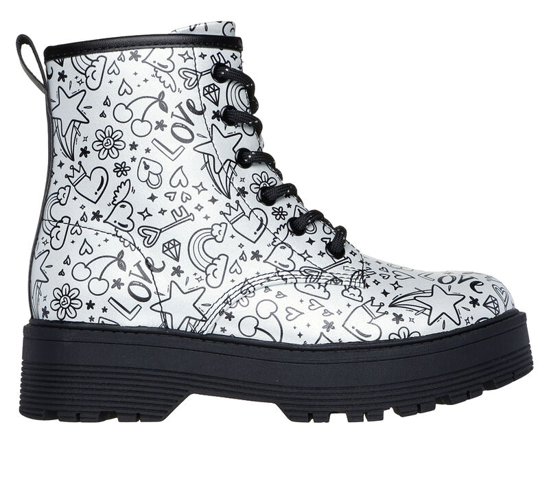 Gravlen Hi - Doodle Down, SILVER / BLACK, largeimage number 0