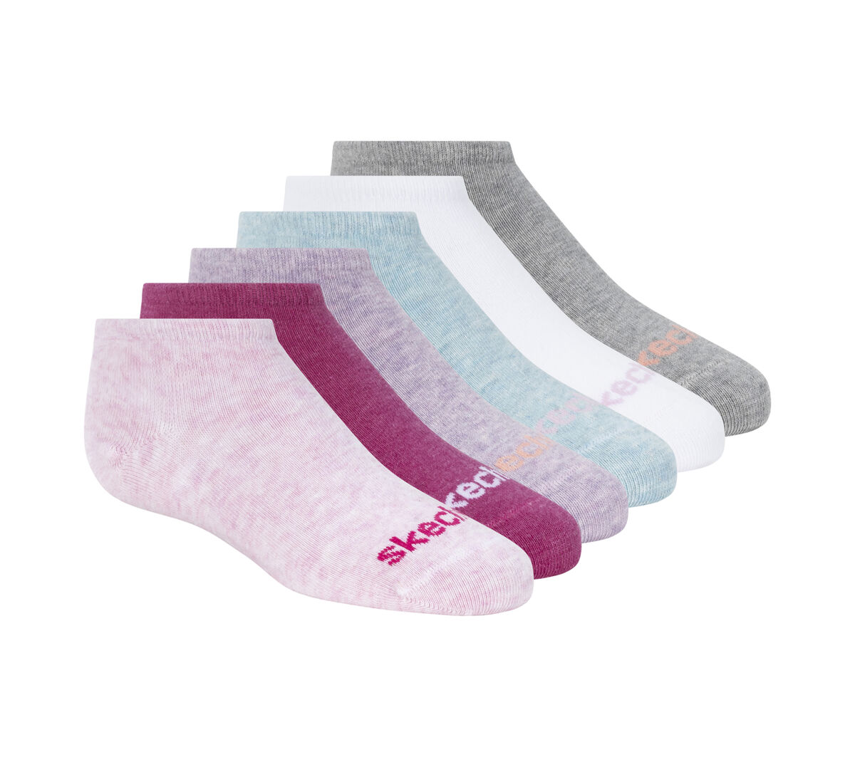 6 Pack No Show Socks SKECHERS | Cotton