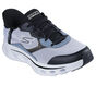 Skechers Slip-ins: GO WALK Glide-Step 2.0 - Zac, WHITE / BLACK, large image number 4