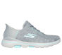 Skechers Slip-ins: GO GOLF WALK 5 - Slip-Ins, GRAY / AQUA, large image number 0