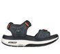 GO WALK Workout Walker Sandal, CHARCOAL / ORANGE, large image number 0