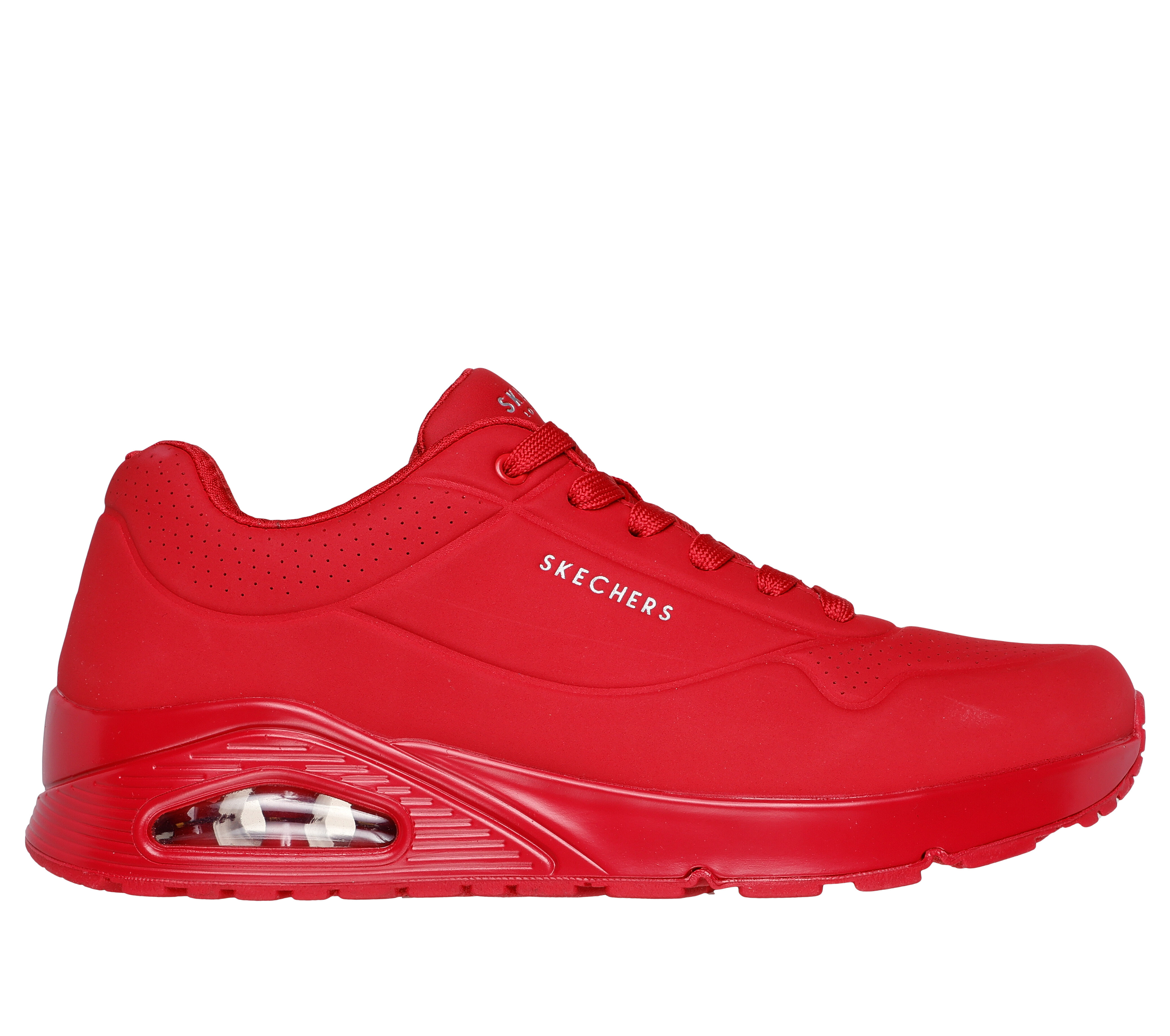 Mens clearance skechers red