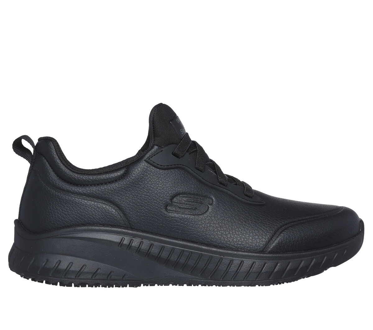 Skechers Squad Slip Resistant Women's Work Trainers - Black from £44.80