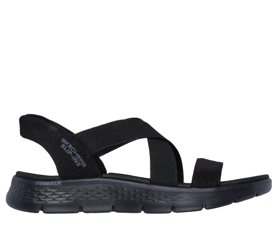 Skechers Slip-ins: GO WALK Flex Sandal - Glimmer, BLACK, largeimage number 0