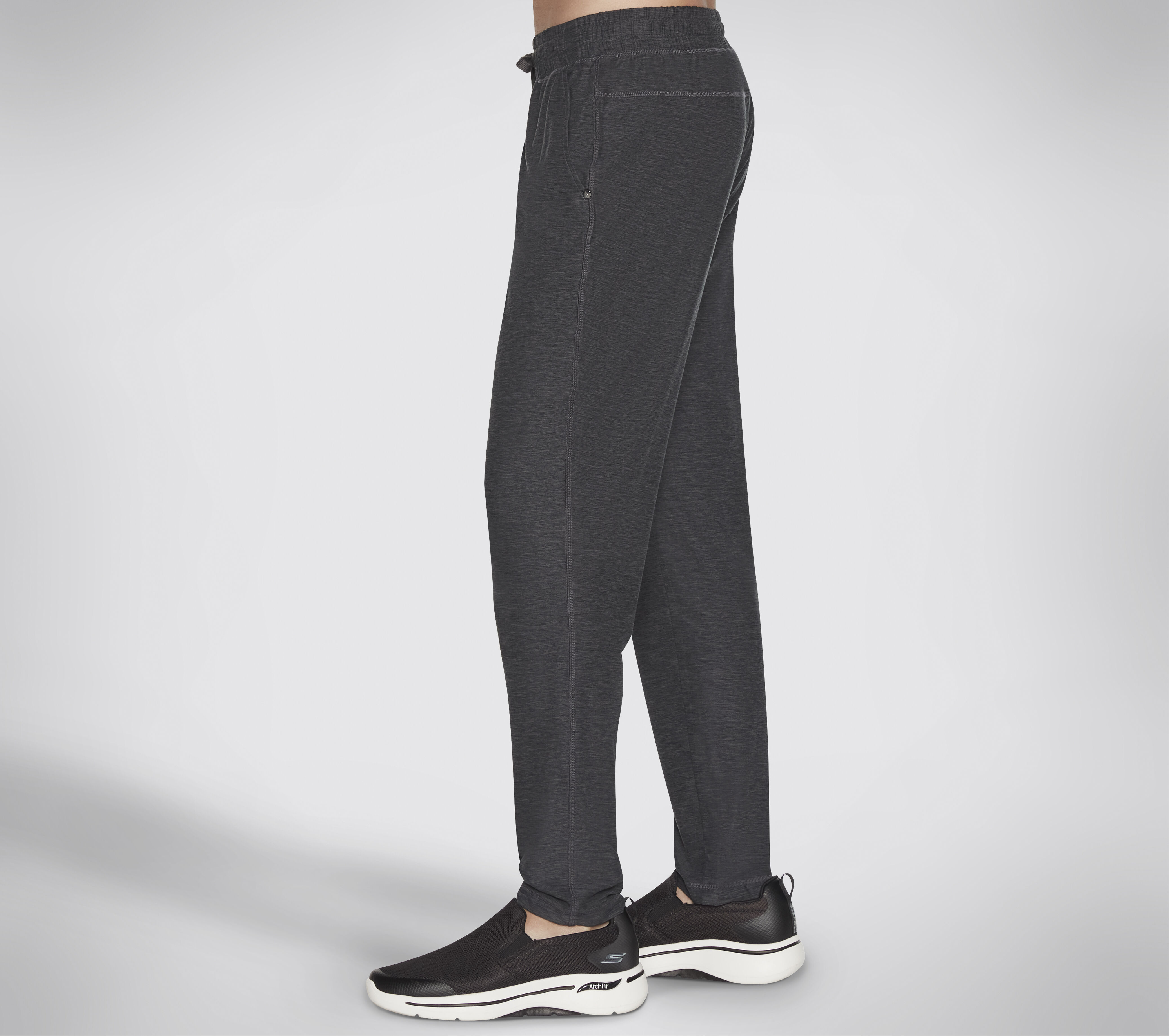 Mens Skechers GOwalk GOknit Ultra Loft Pants Size: M Medium Charcoal Grey