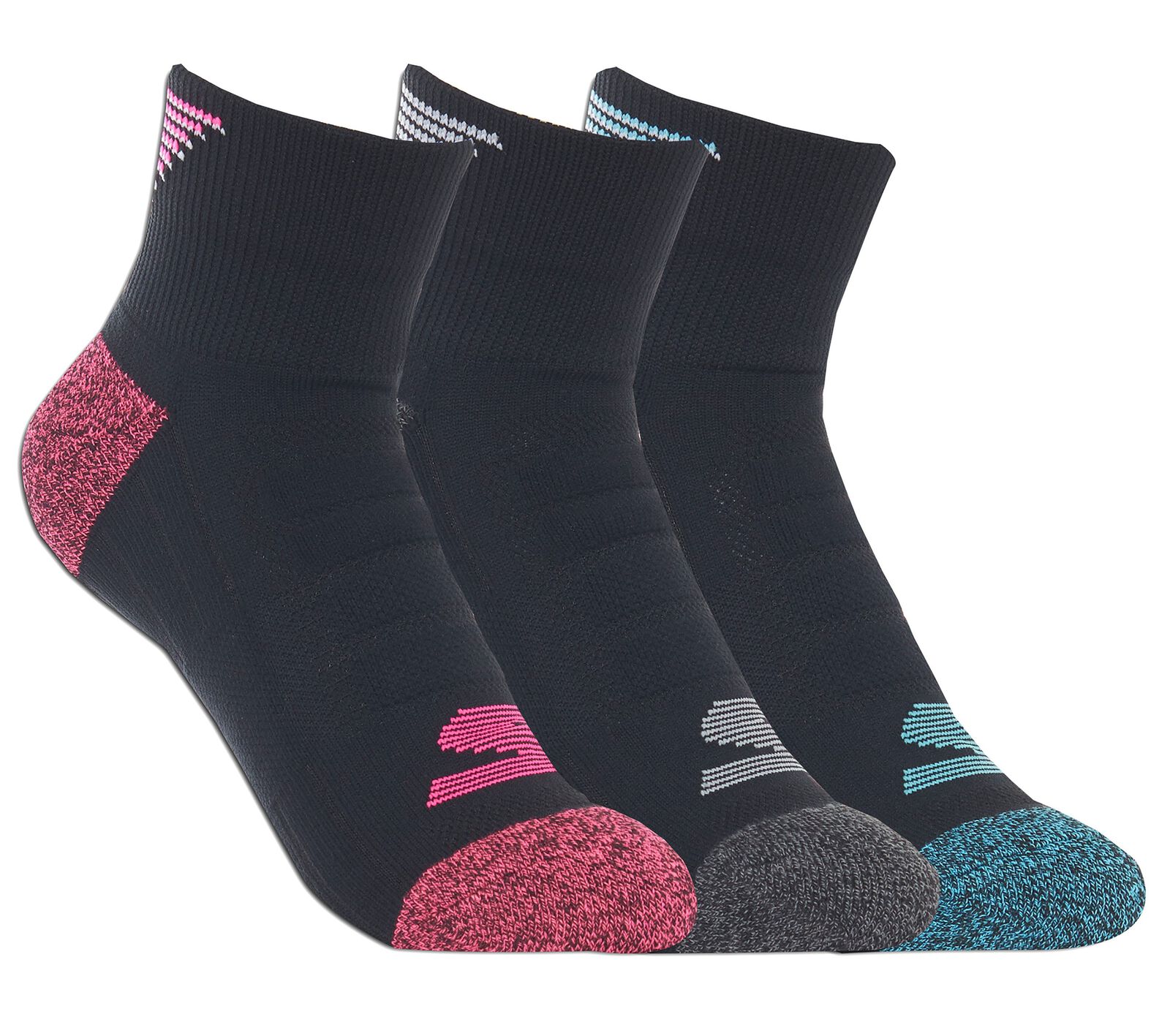 Shop the 3 Pack Half Terry Athletic Socks | SKECHERS