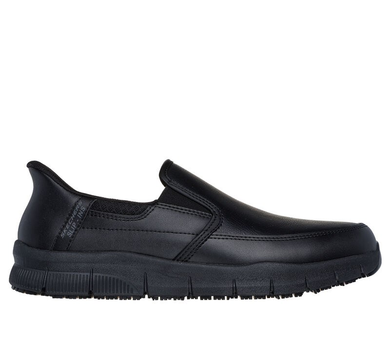 Skechers Slip-ins Work: Nampa - Broxtin, BLACK, largeimage number 0