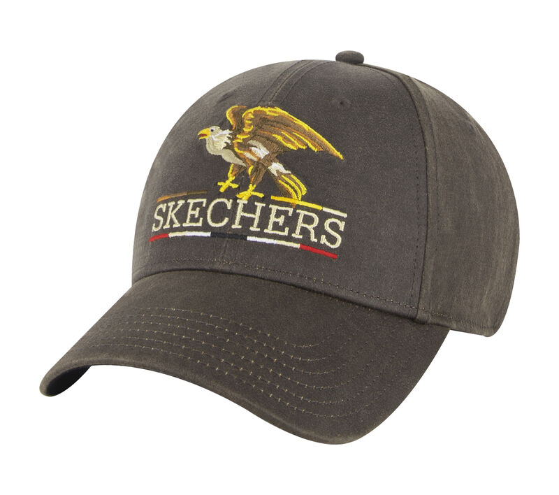 Eagle Canvas Hat, BROWN, largeimage number 0