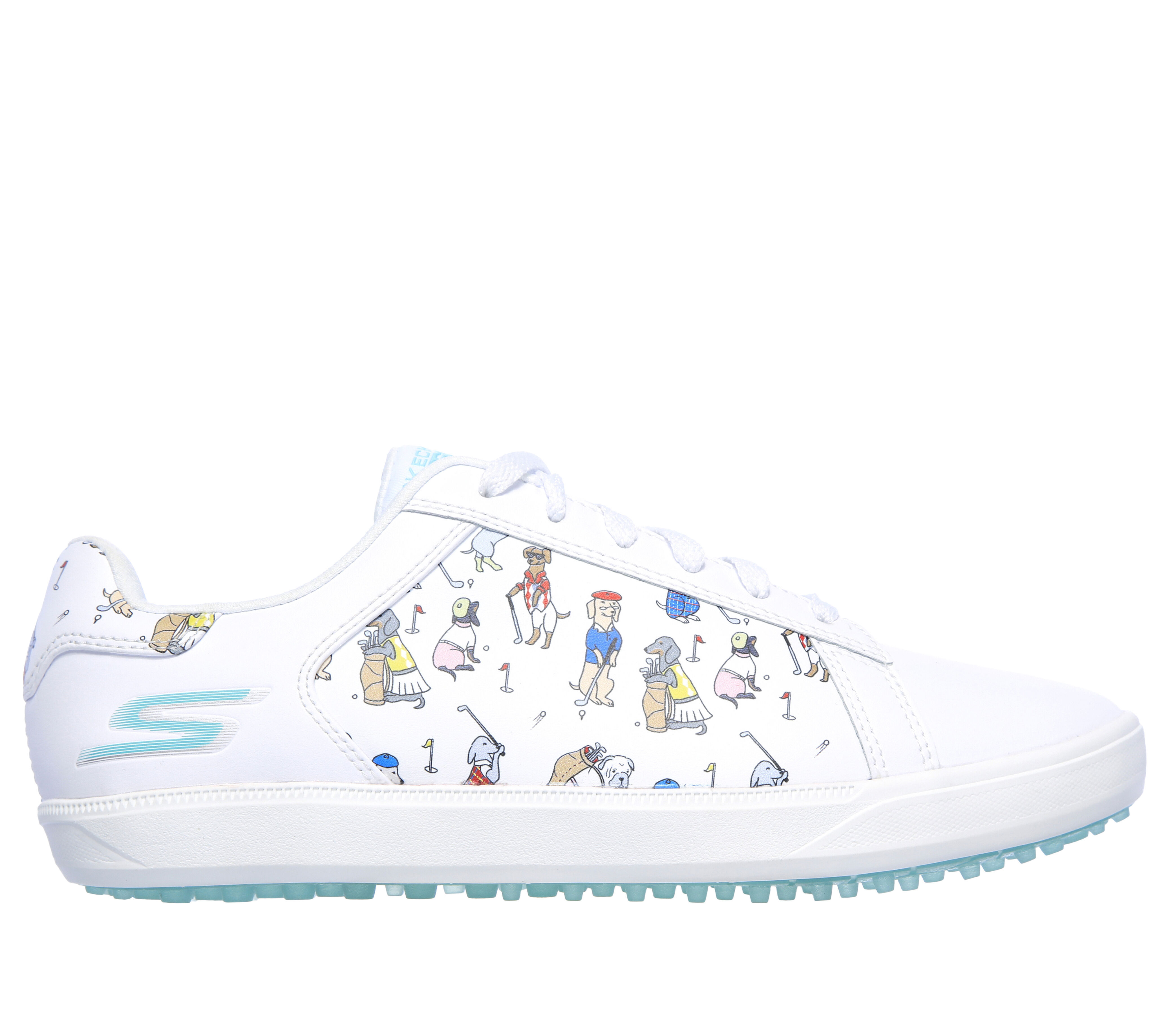 white skechers golf shoes