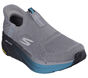 Skechers Slip-ins: Max Cushioning Premier 2.0, GRAY / BLUE, large image number 4