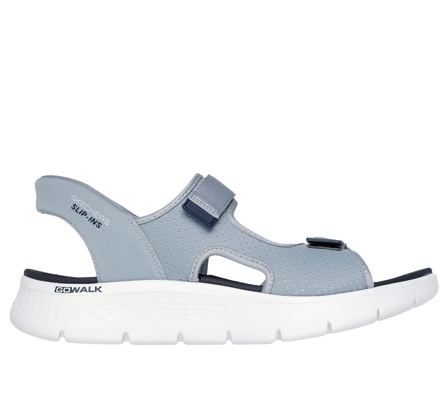 Skechers Slip-ins: GO WALK Flex SD - Easy Entry, GRAY / NAVY, largeimage number 0