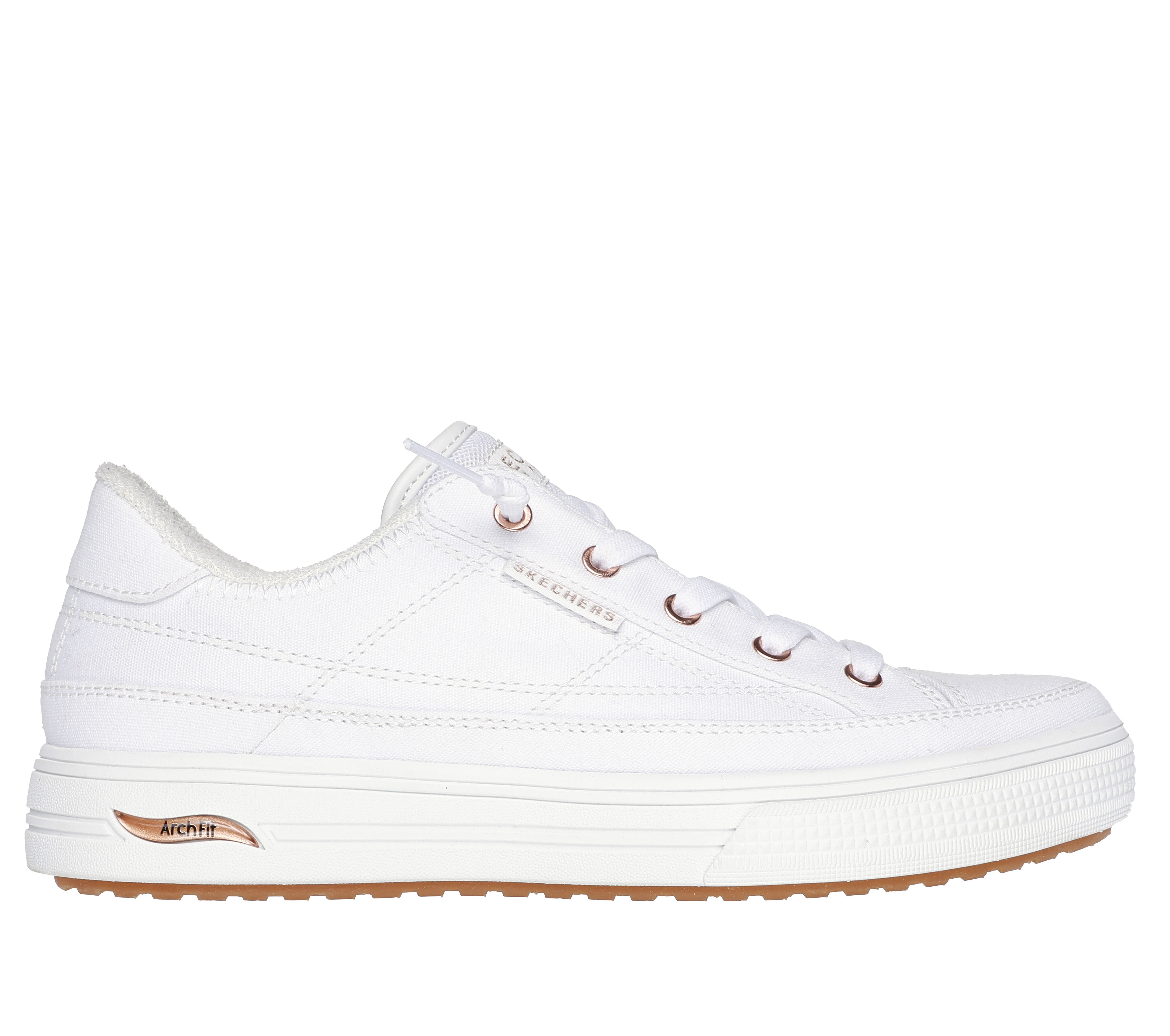 Skechers white cheap leather sneakers