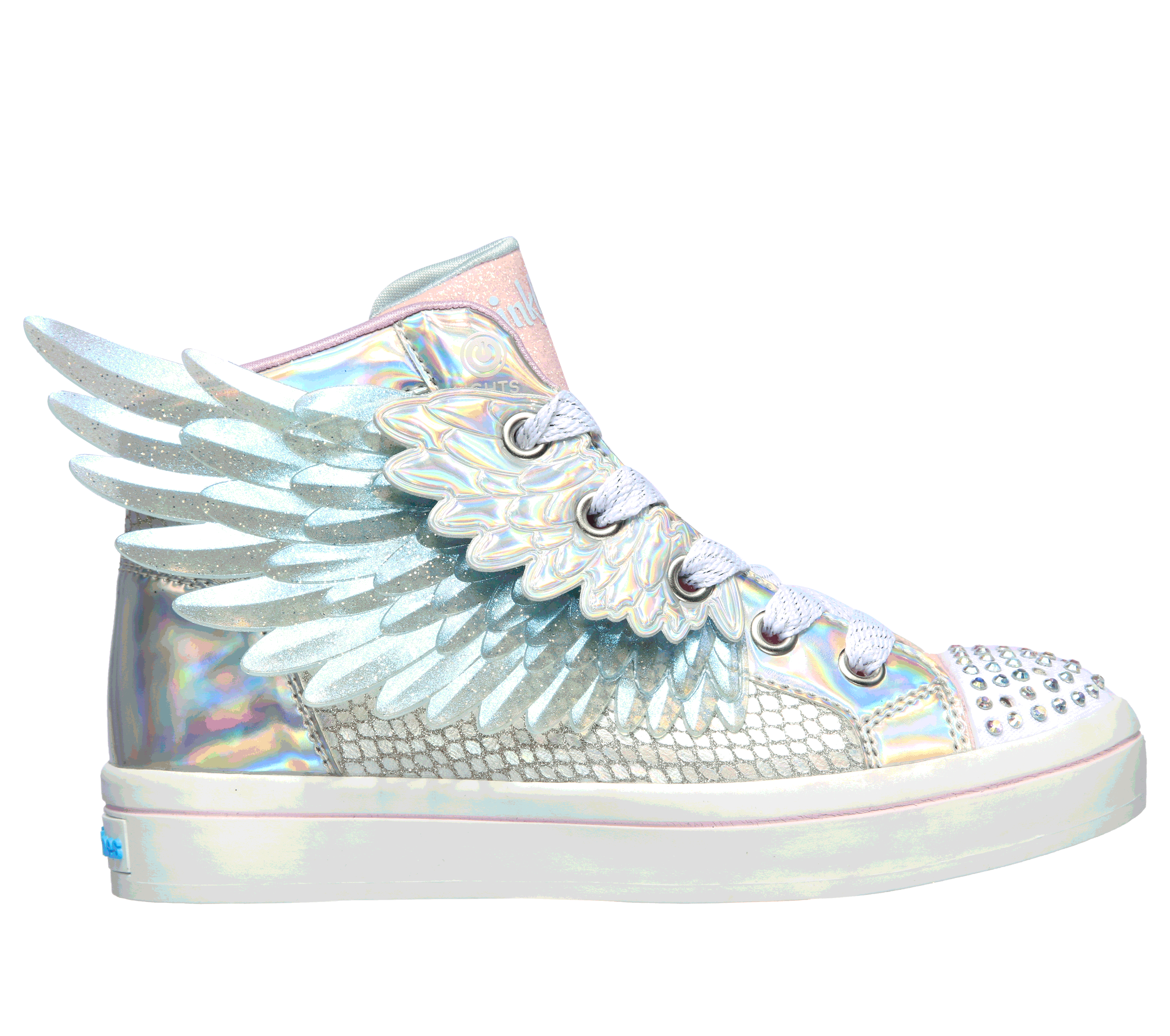 Skechers Twi-Lites 2.0-Unicorn Wings - Girls 11 Toddler Silver Sneaker Medium