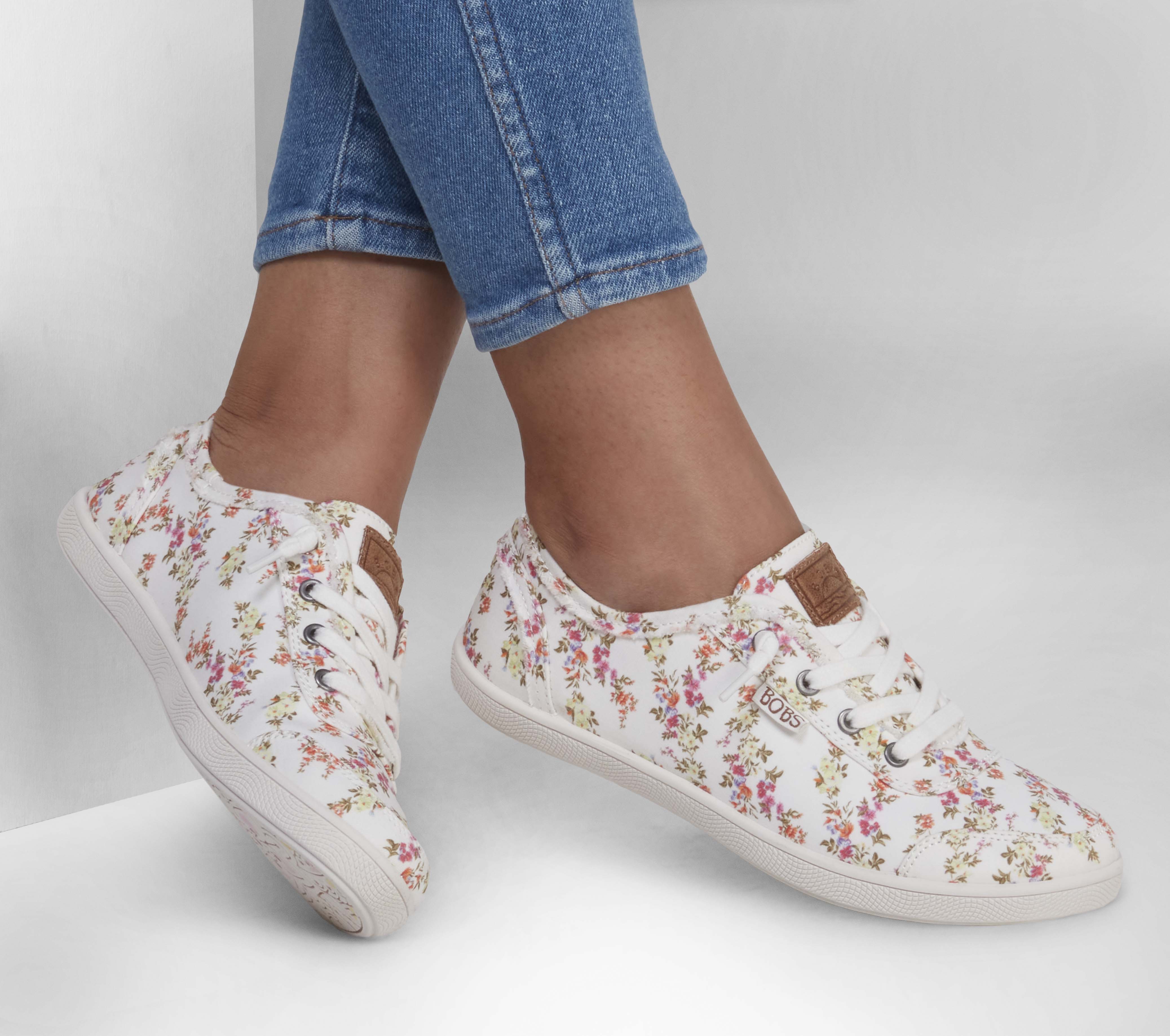 skechers floral trainers