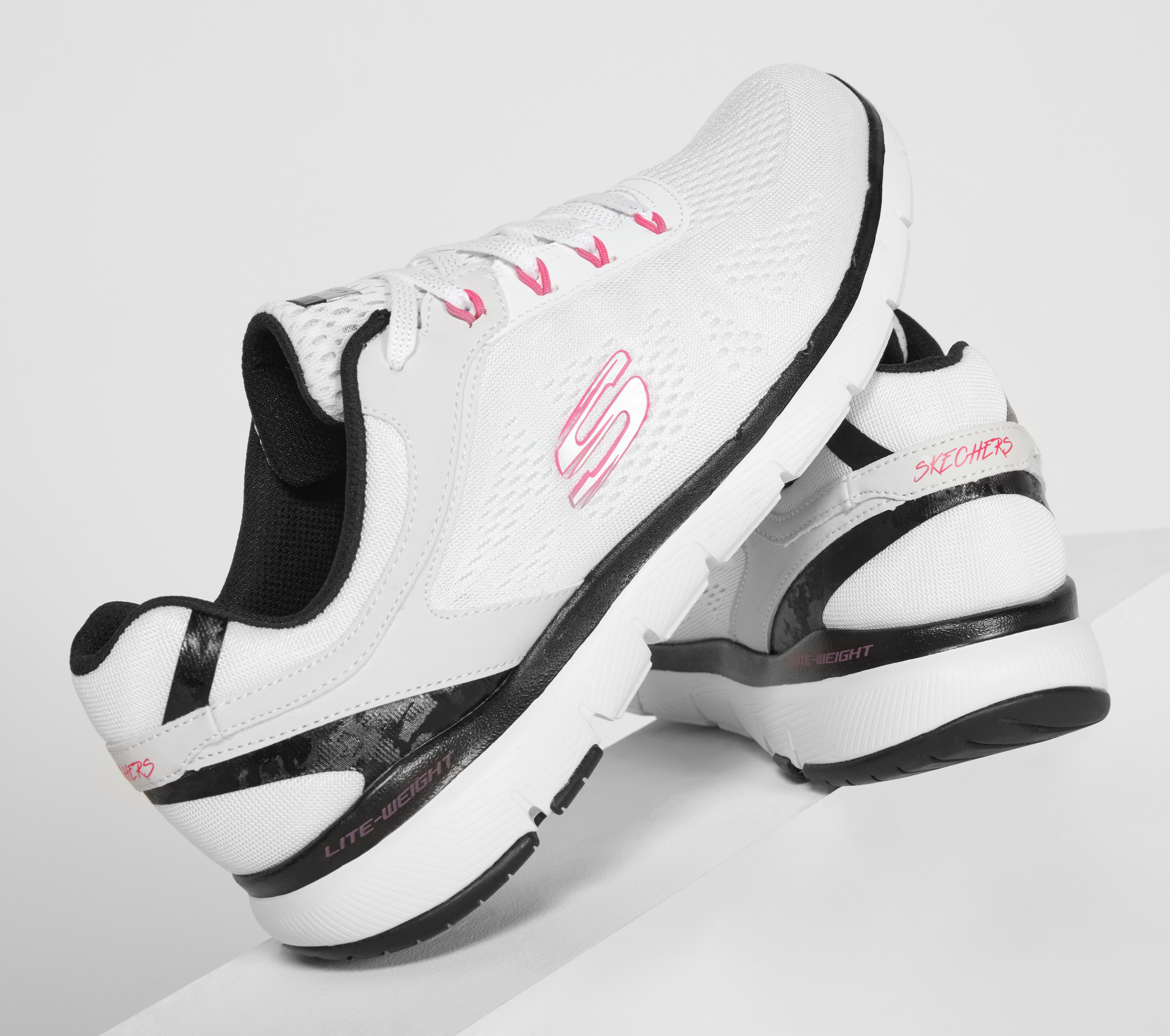 skechers flex appeal hombre blanco