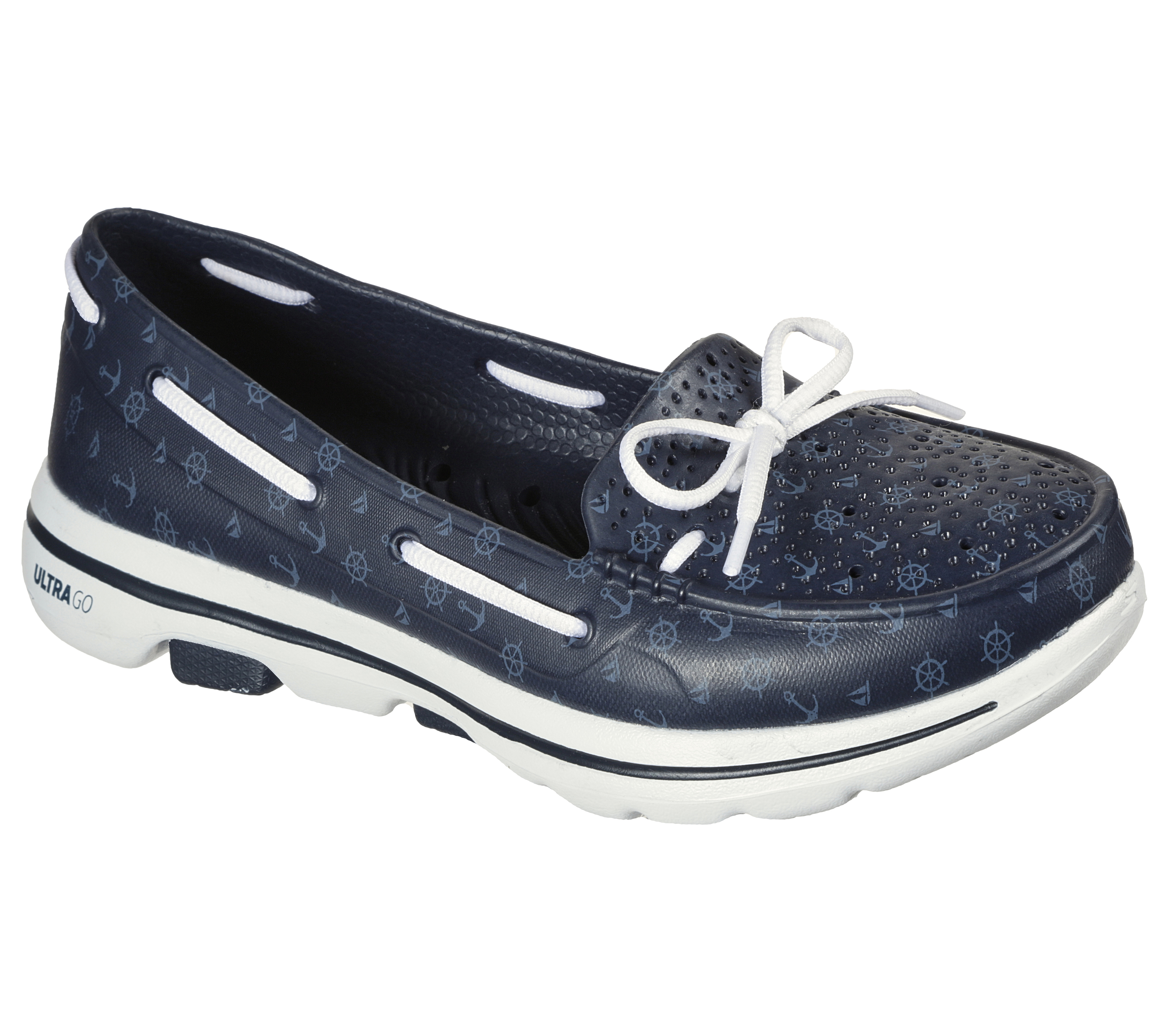 skechers womens go walk 5 cali gear nautical boat shoes