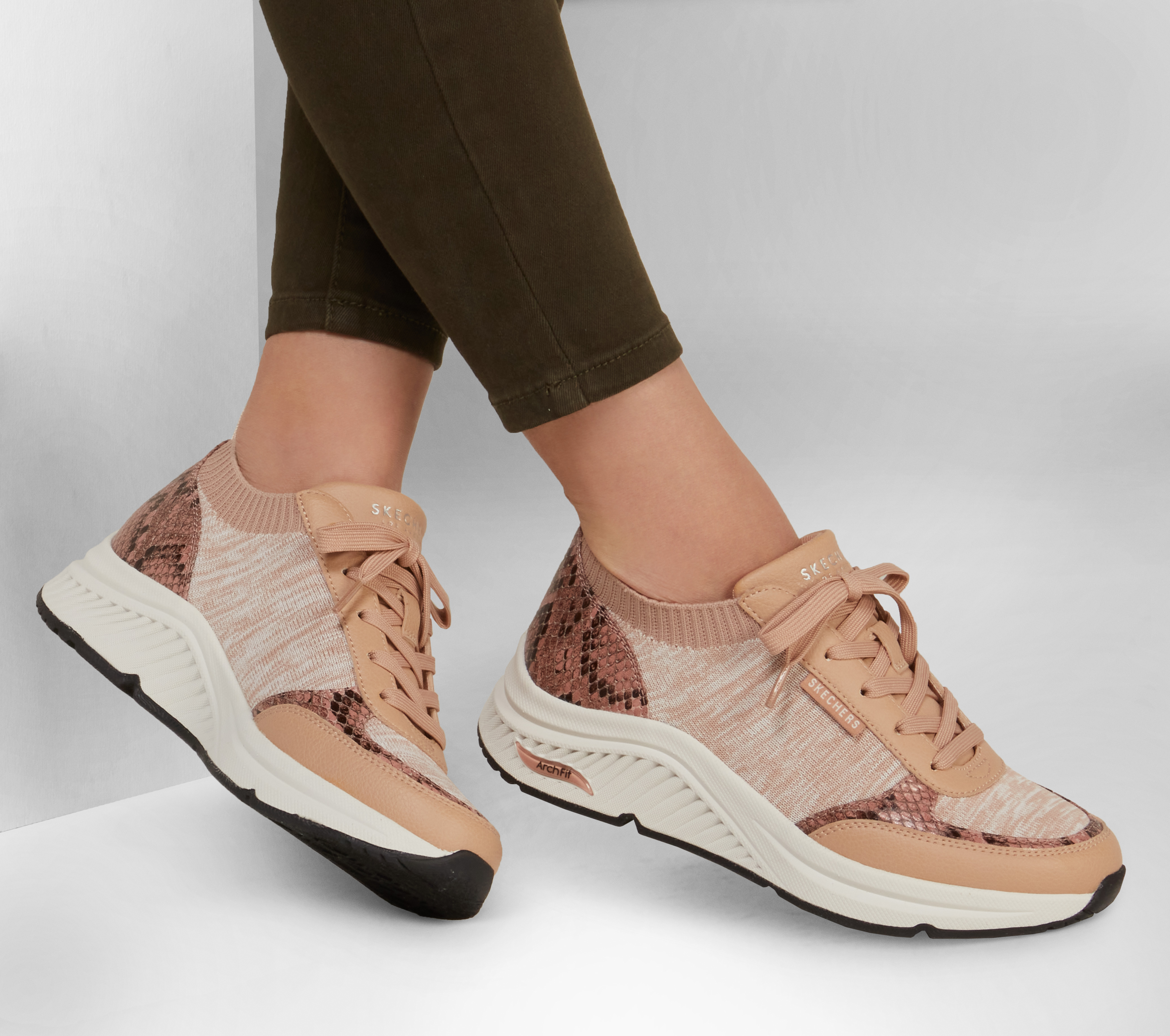 skechers femme beige