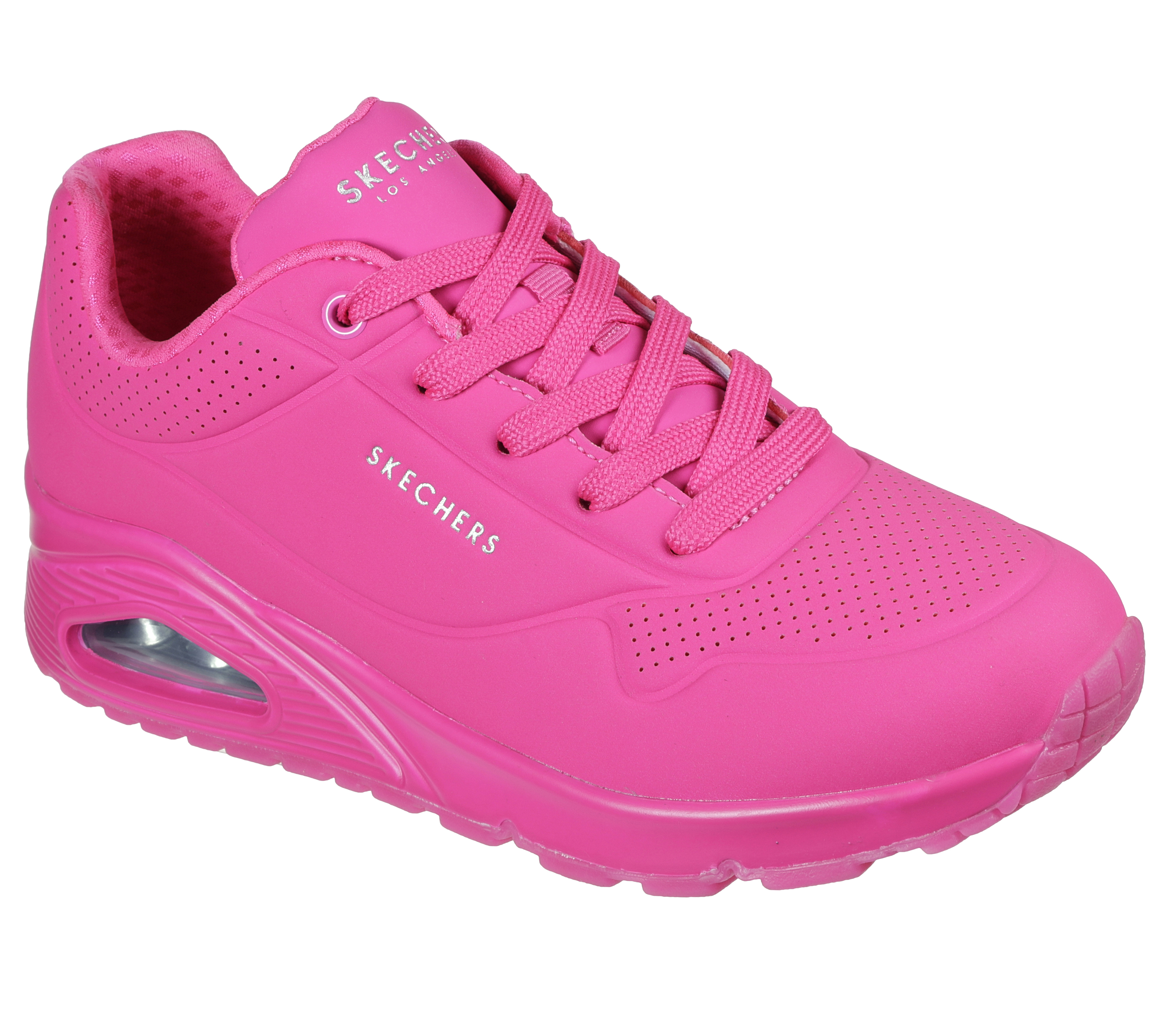 skechers pink tennis shoes