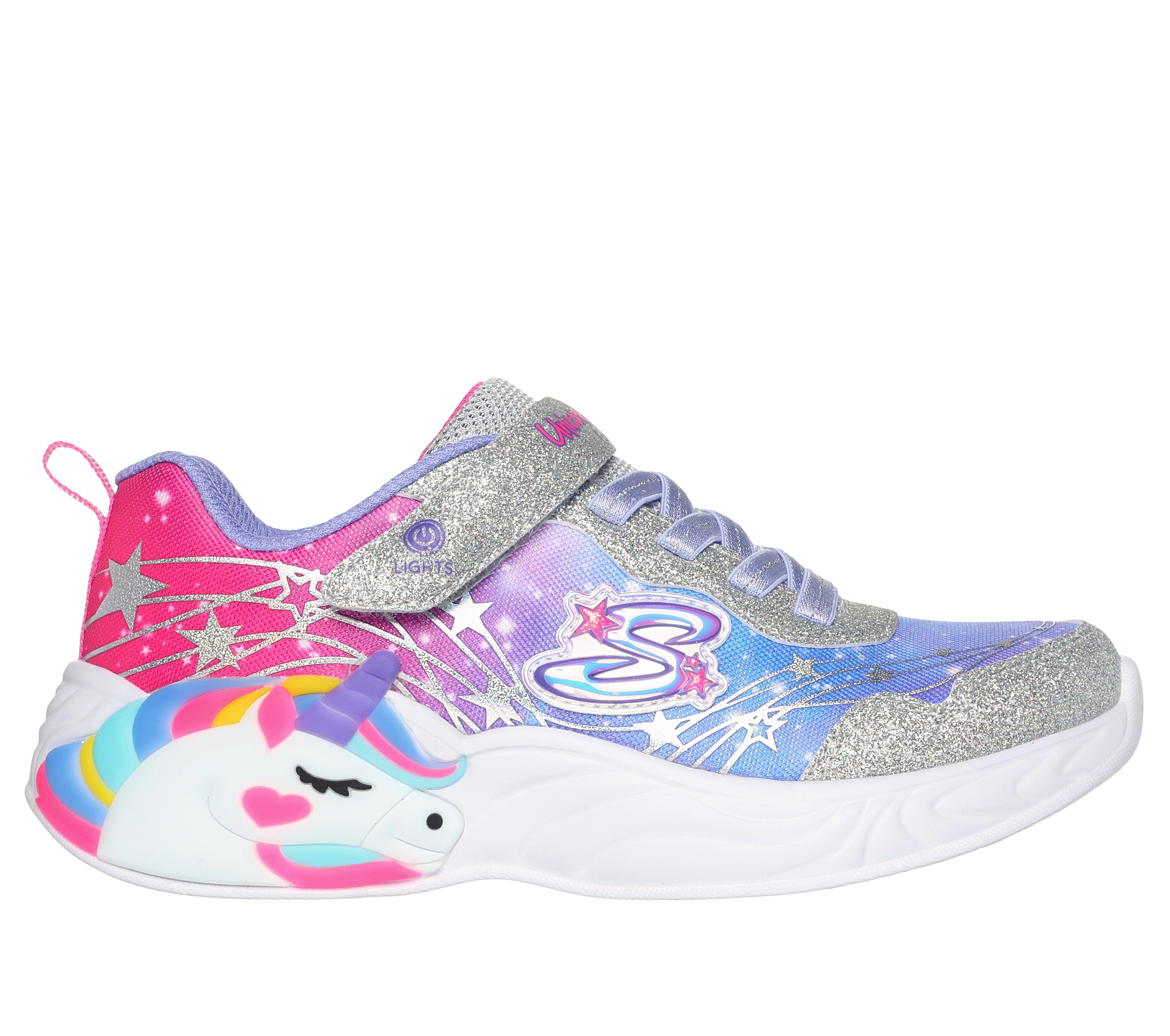 Cutee Girl Athletic Shoes Kids Unicorn Sneakers Toddler, Little