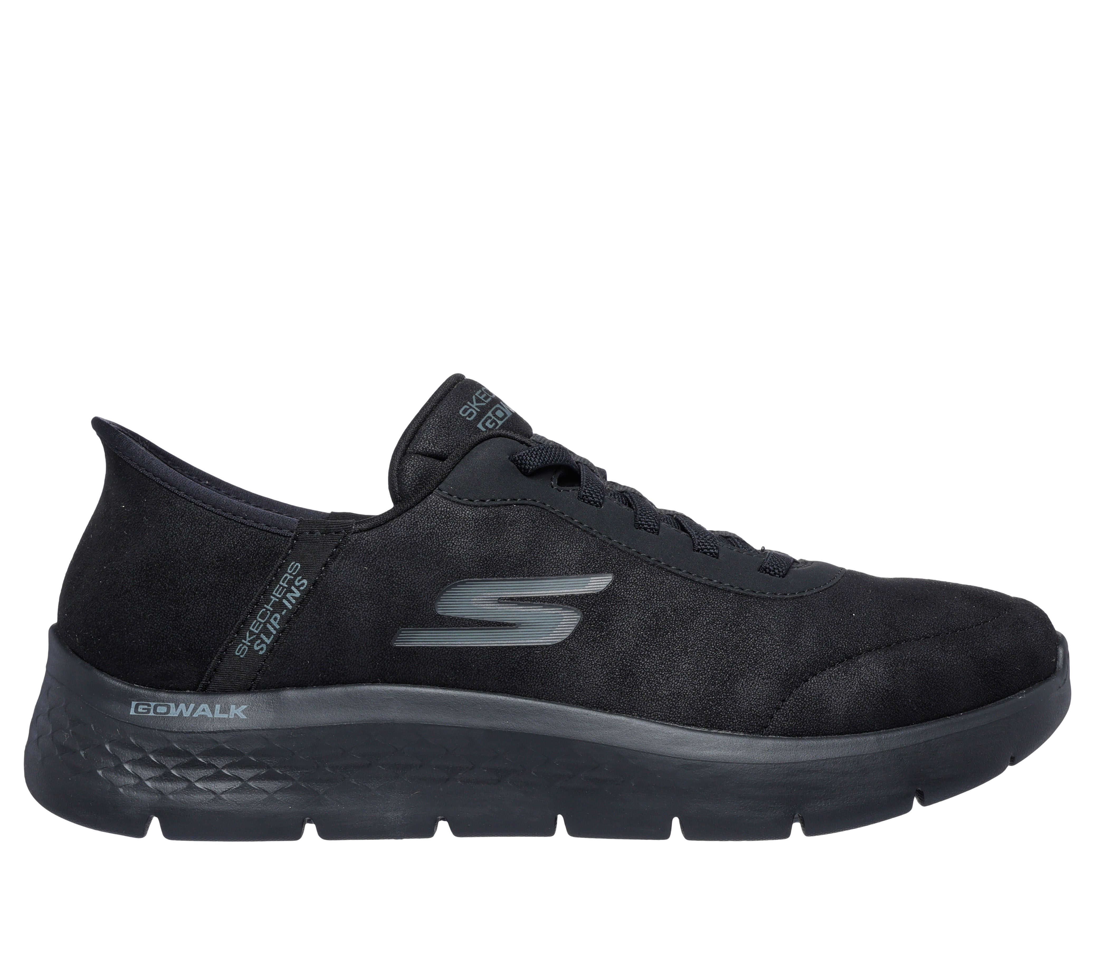 Black Skechers store Go Walk5 Lightweight Men's Memory Foam Slip on Size 10.5 Wide.