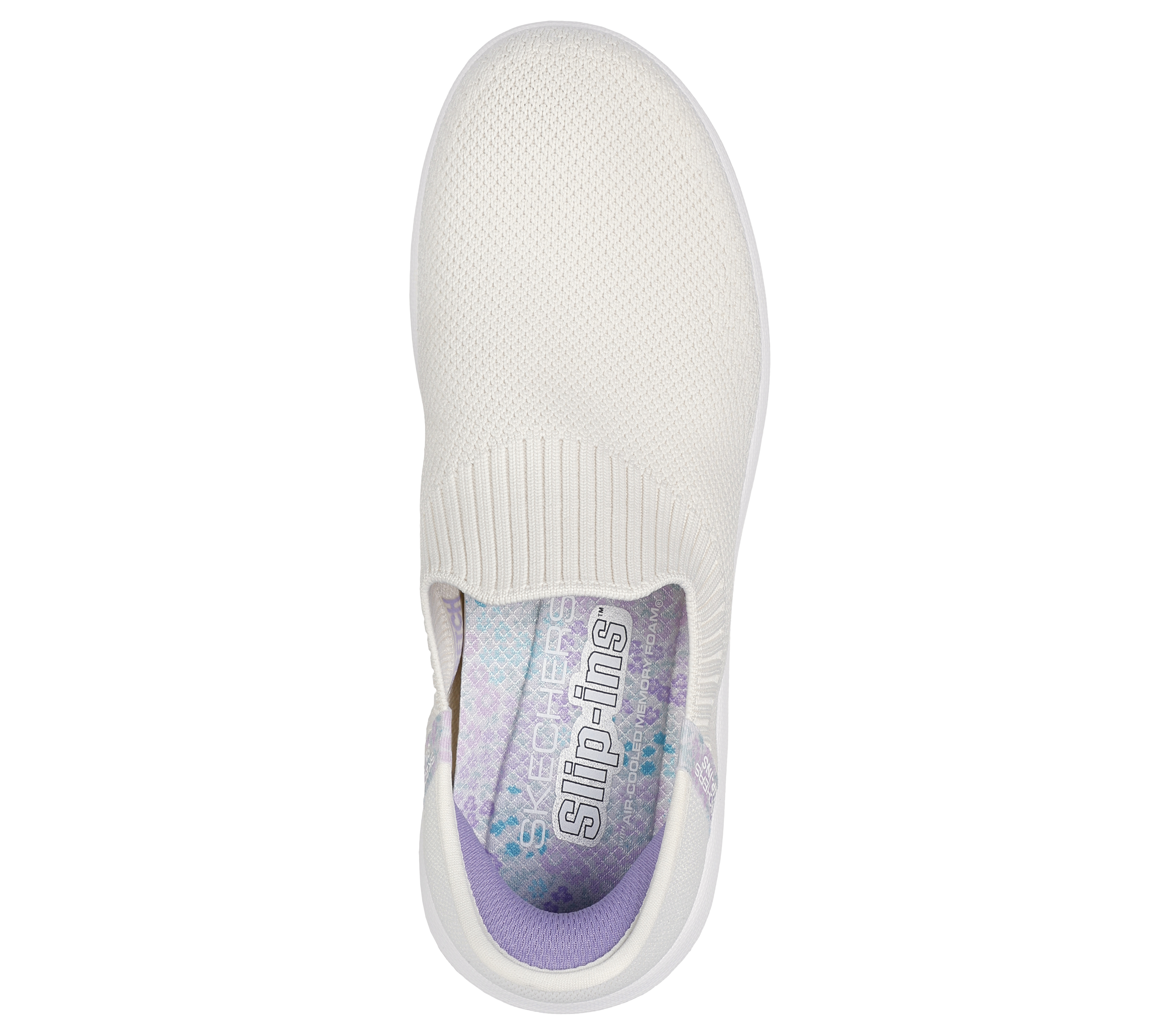 Skechers Go Walk 6 - Floral Sunrise Active Memory Foam Slip-on Sneakers in  White