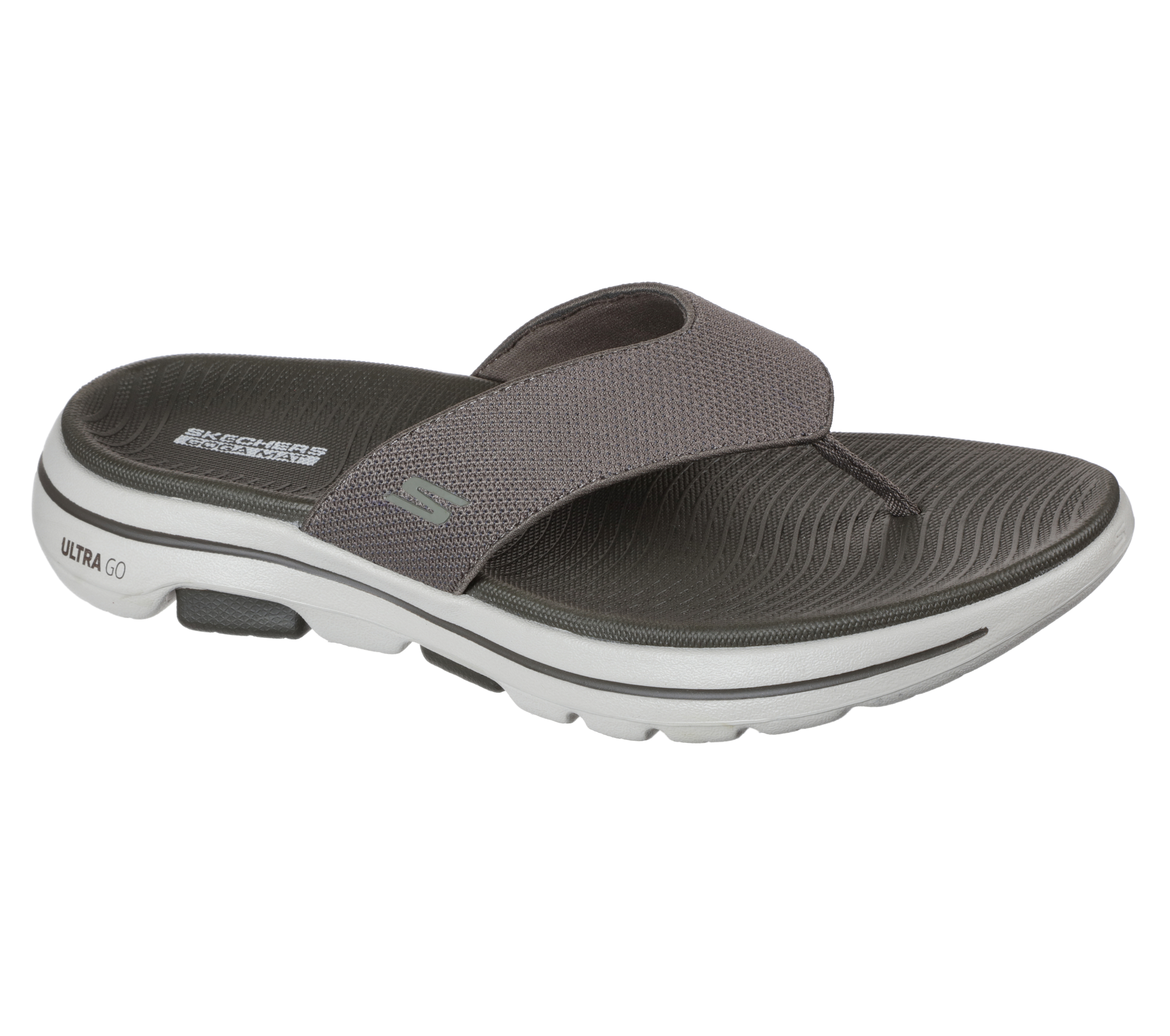 skechers performance men's go walk flip flop