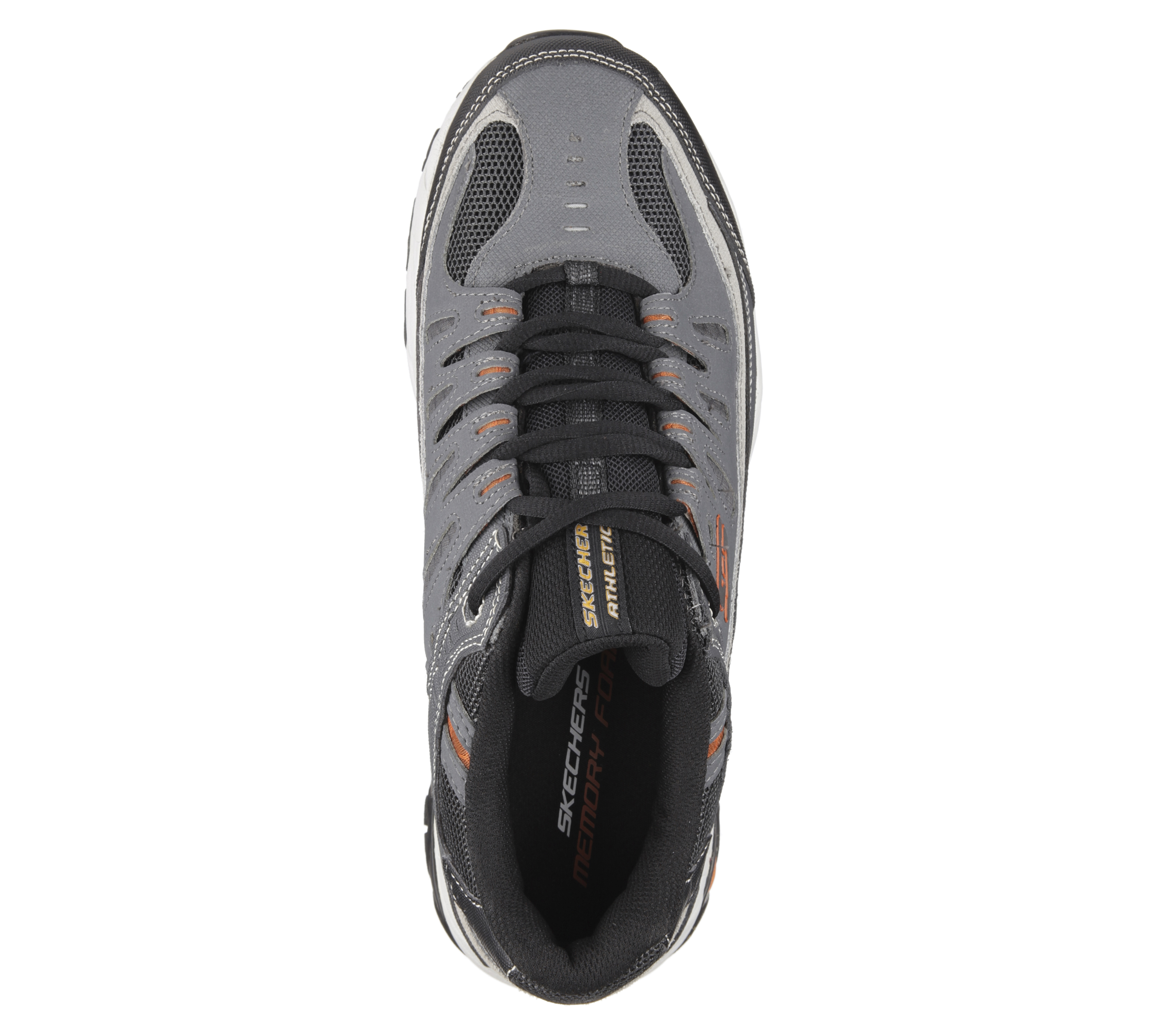 Skechers Men's After Burn - Memory Fit Sneakers, Charcoal, 11.5