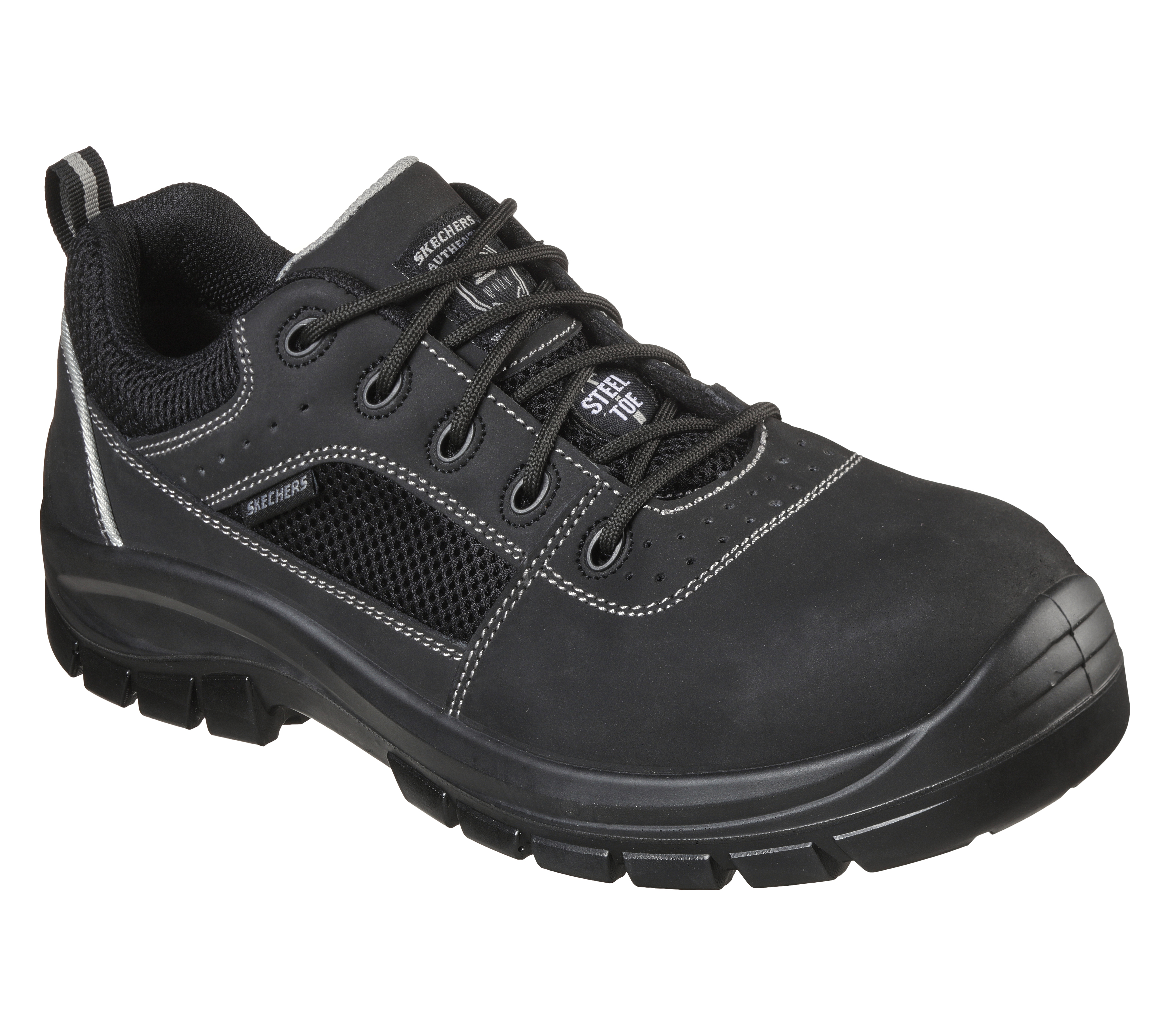 skechers men's work trophus steel toe sneaker