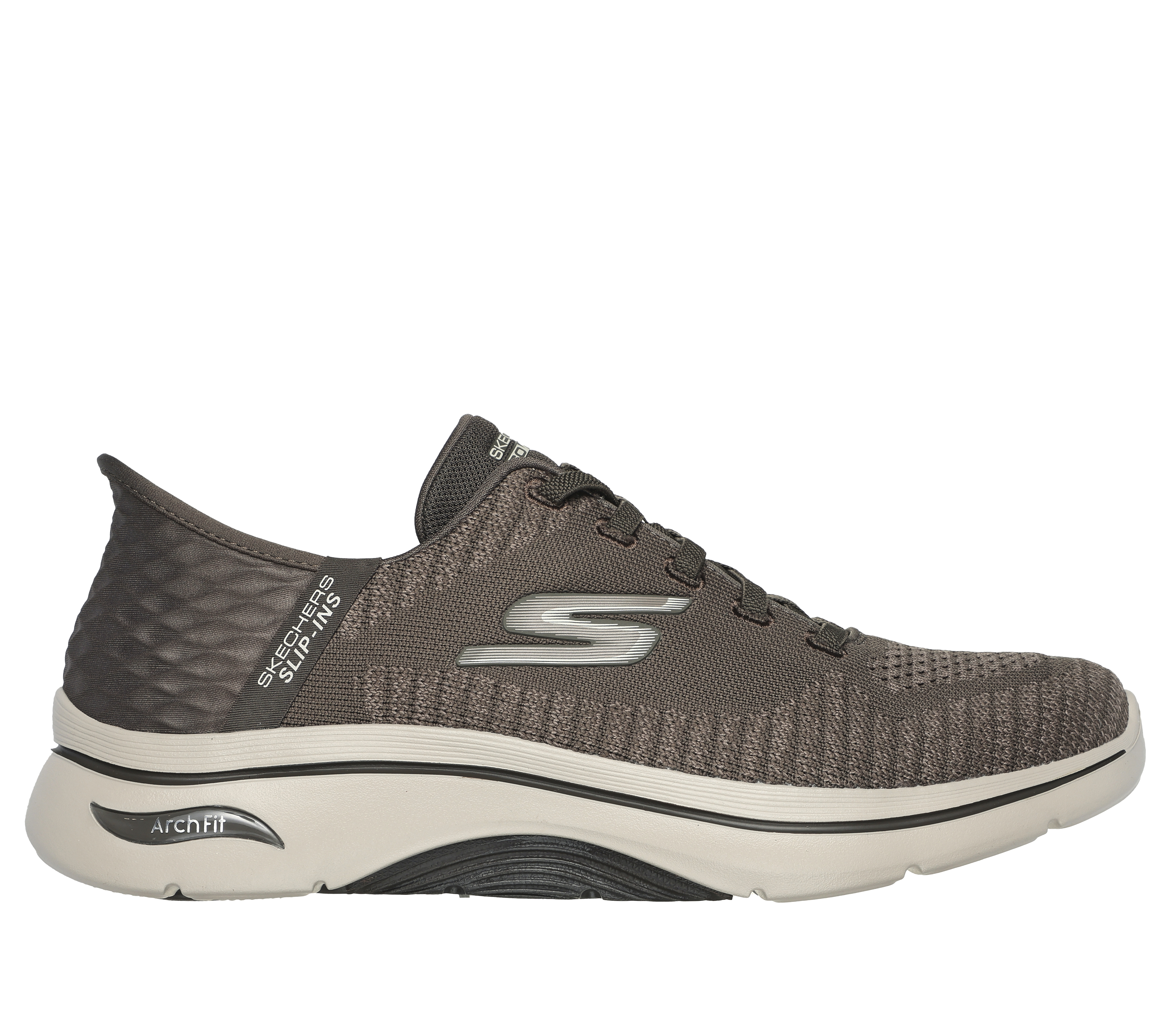 SSK200232BLK SKECHERS Arch Fit Leo Men's Soft Toe Slip Resistant EH Low  Athletic Work Shoe
