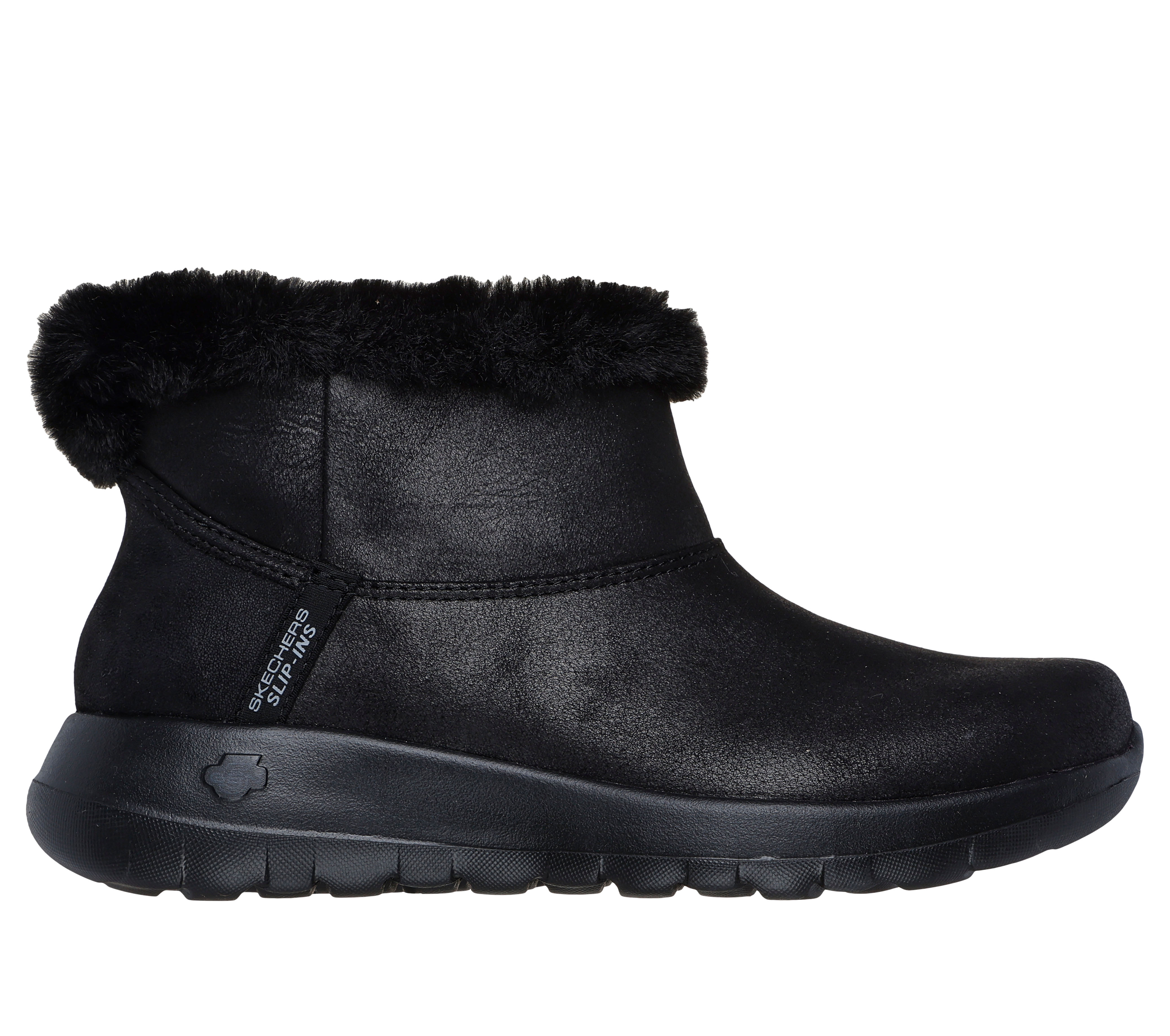 Slip on boots shops black