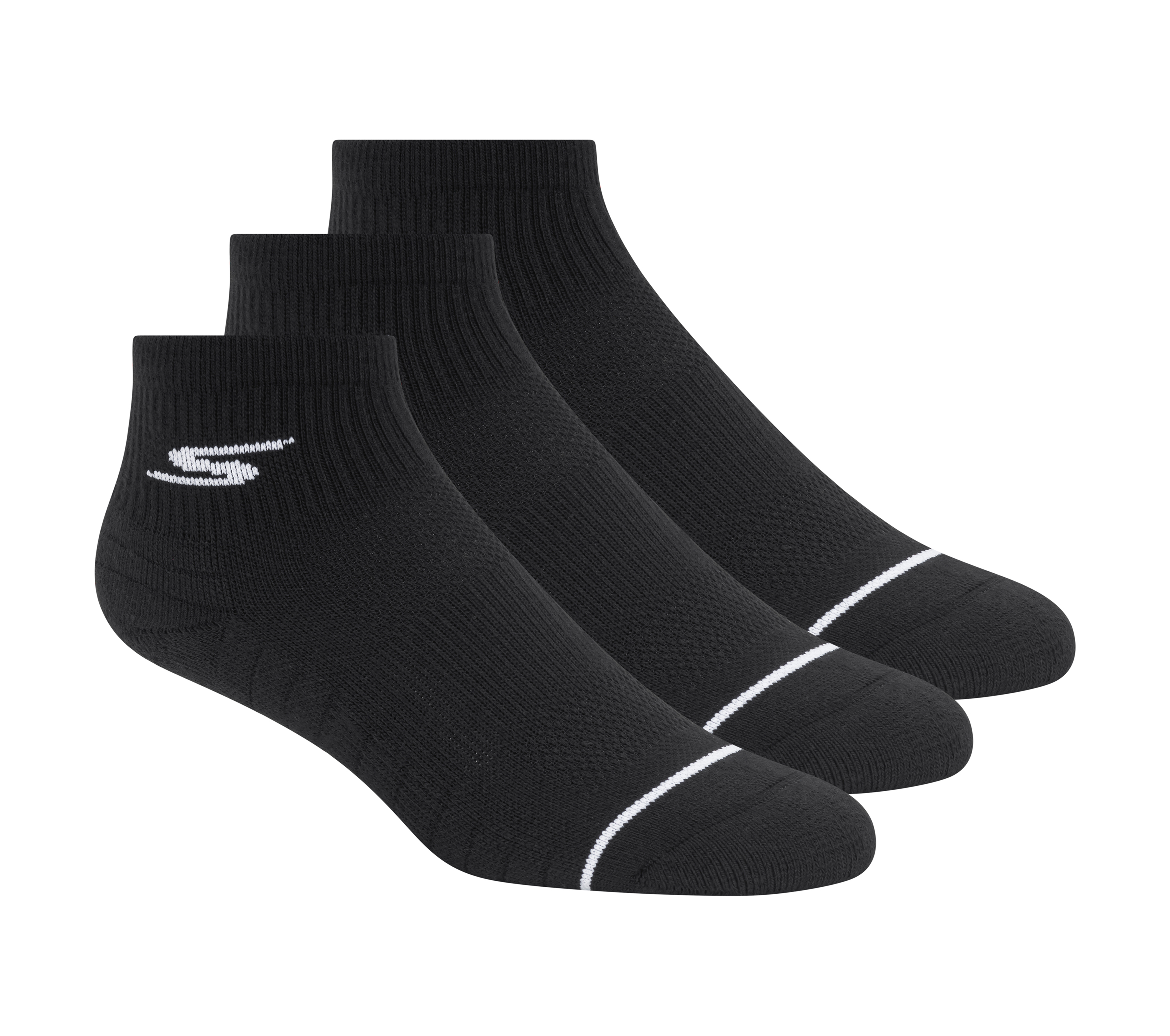 3 Pack Premium Quarter Basic SKECHERS Socks 