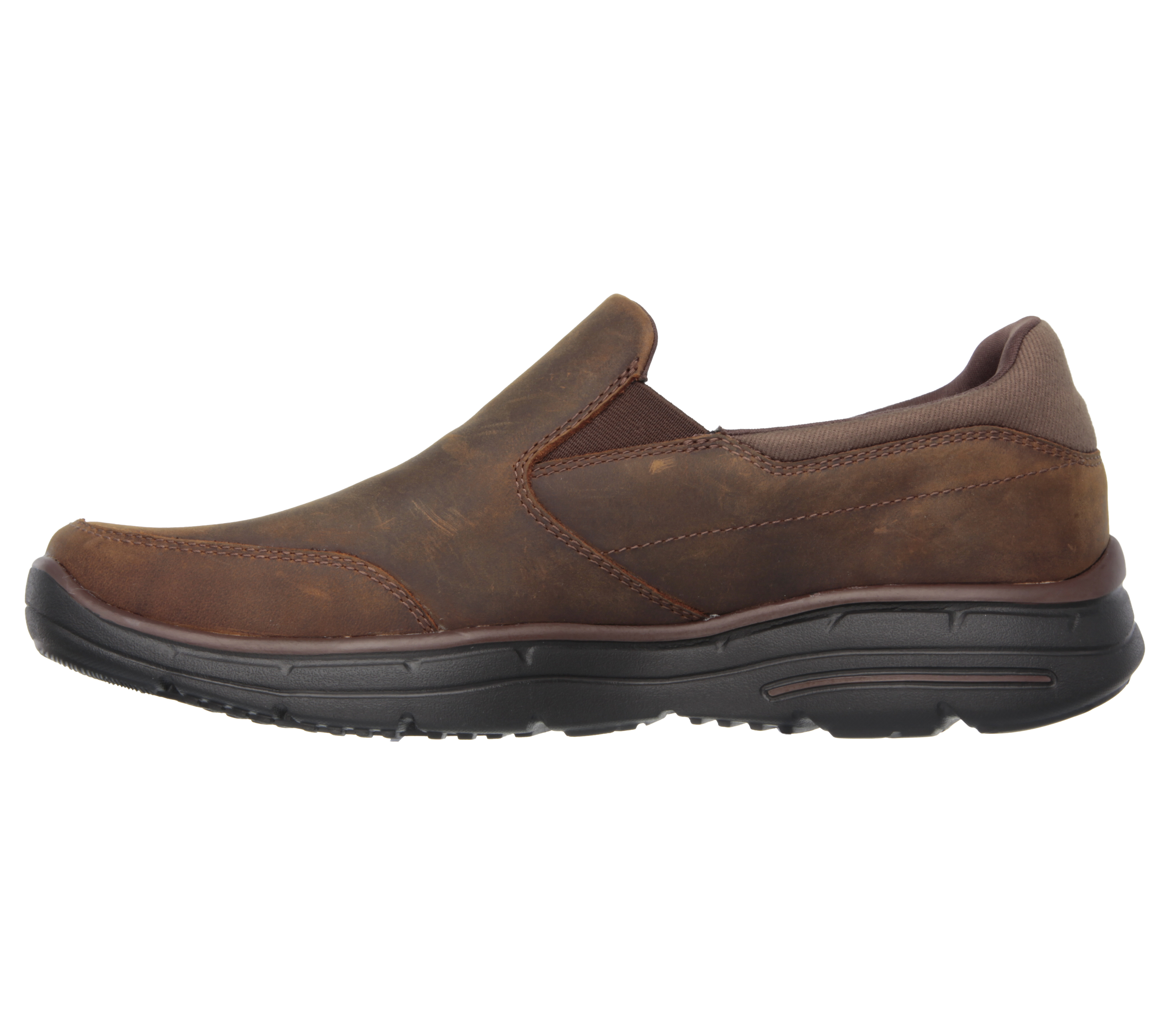 skechers relaxed fit glides status men's casual shoes