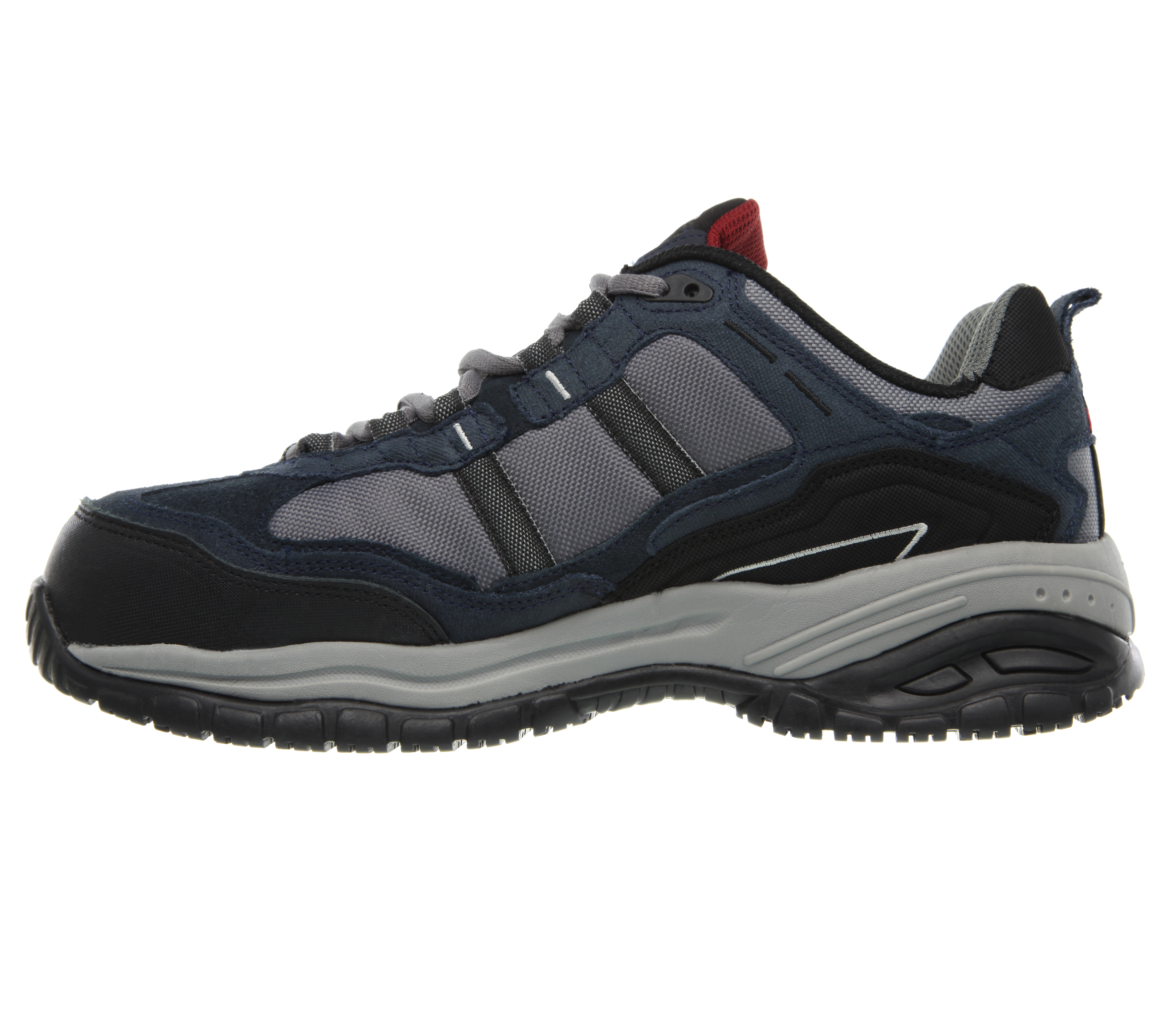 skechers for work men's soft stride steel toe work shoe