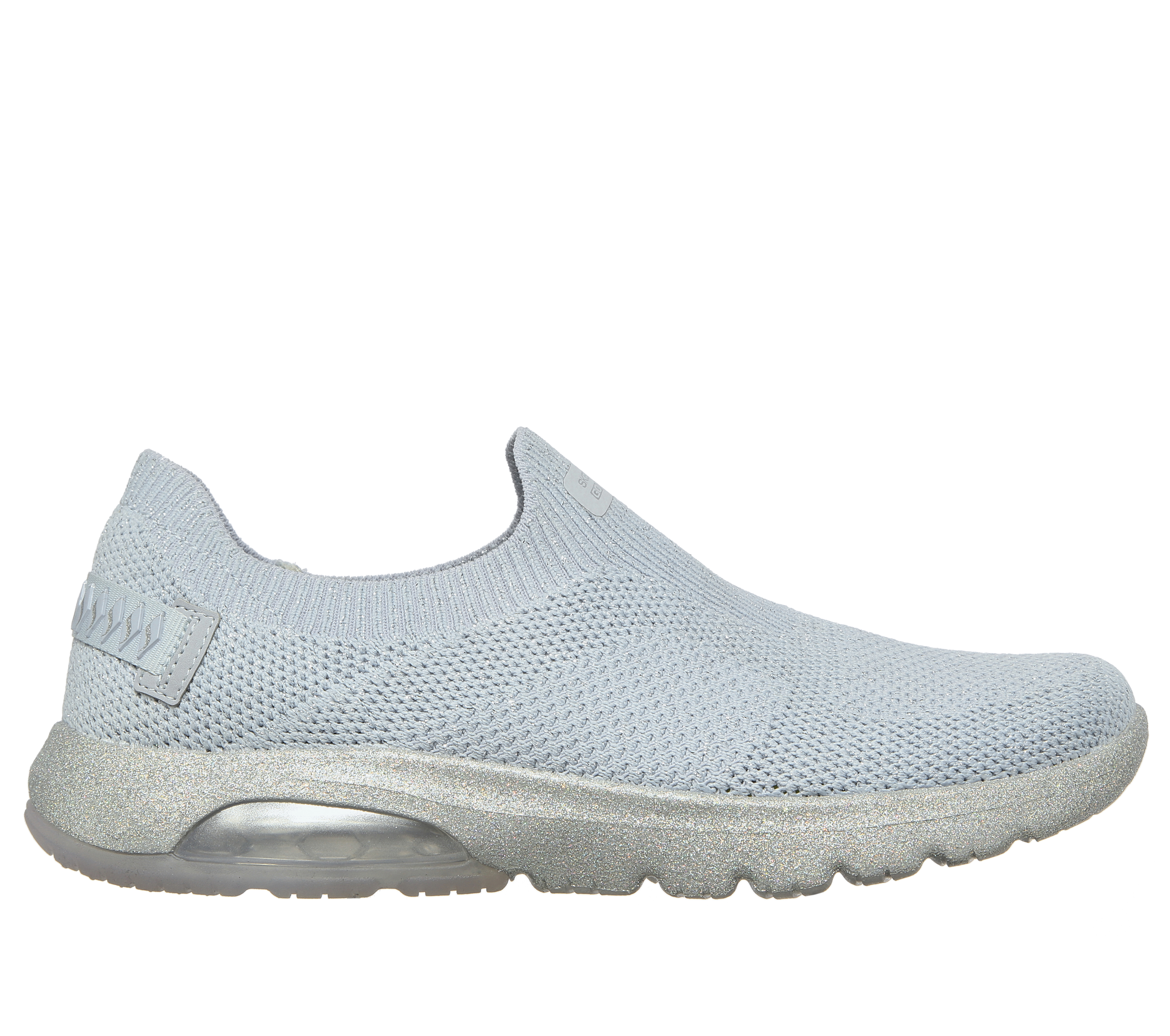 white sparkly skechers