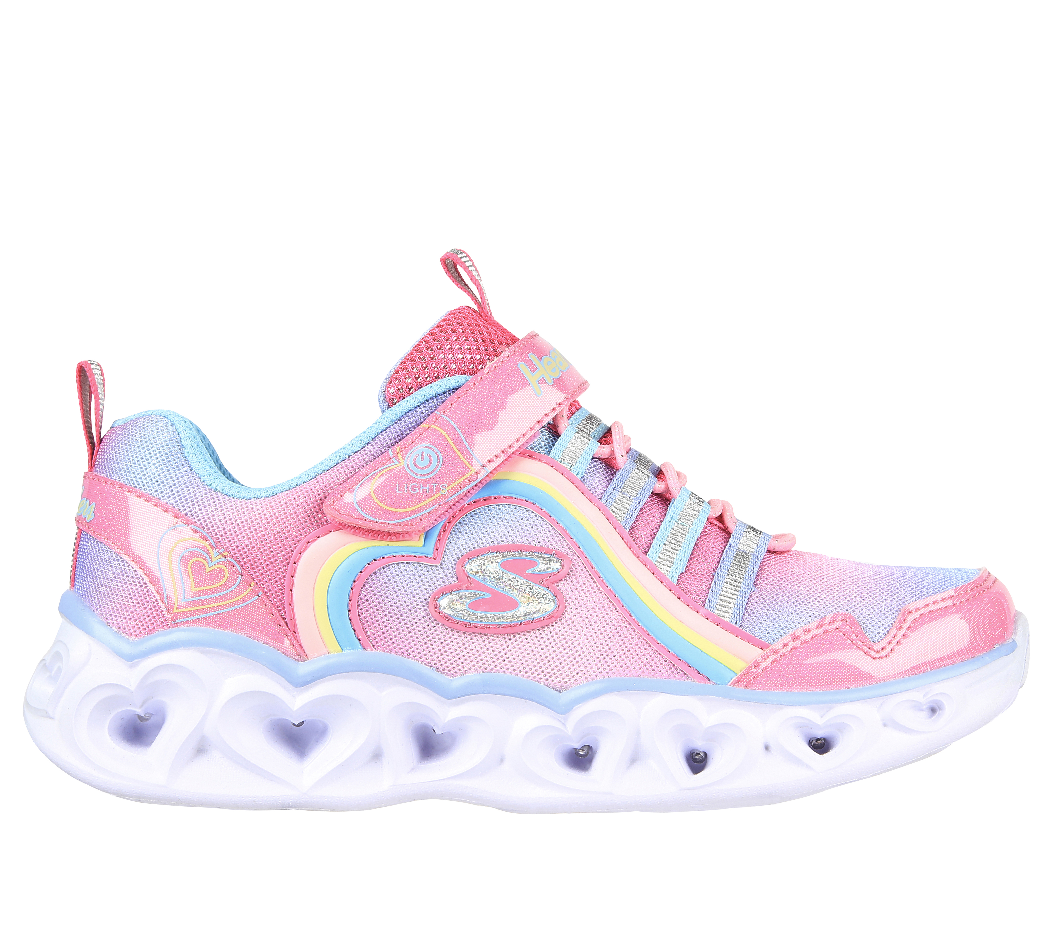 Shop the S Lights: Heart Lights - Rainbow Lux | SKECHERS