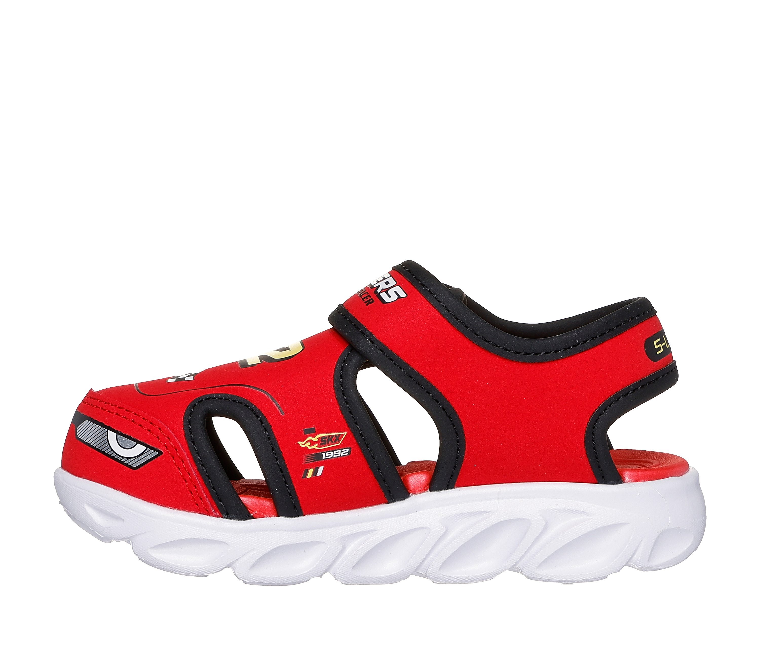 Skechers store sandals red